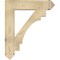 Ekena Millwork Merced Arts & Crafts Rough Sawn Bracket, Douglas Fir, 6"W x 32"D x 38"H BKT06X32X38MRC03RDF - alternate 3